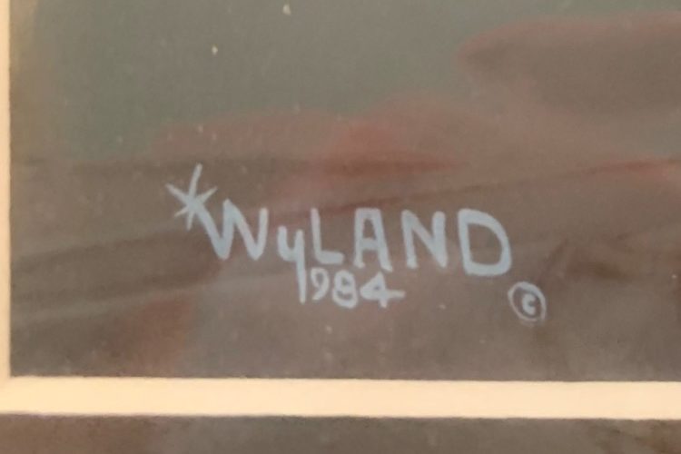 Wyland Orca Print Signature 1984 Wyland Orca Print Signature 1984
