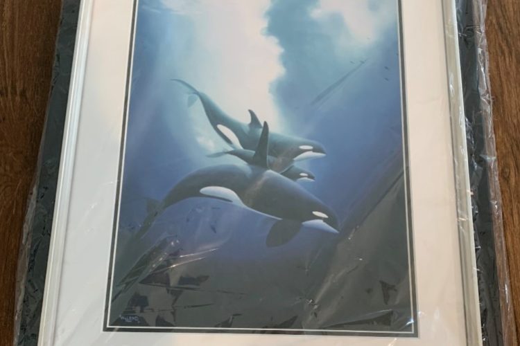 Wyland Orca Print 1984 Wyland Orca Print 1984