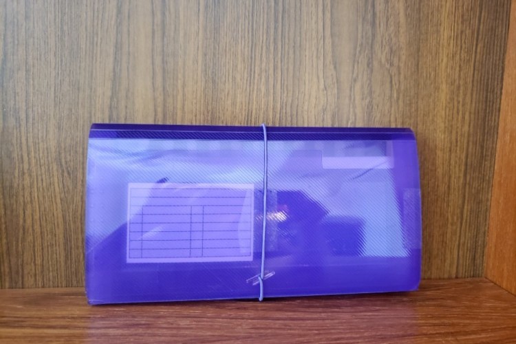File Expanding Accordian Purple #1 File Expanding Accordian Purple #1