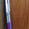 Pen Zebra Purple and Red no ink Pen Zebra Purple and Red no ink