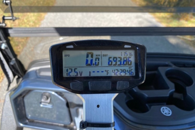 Speedometer reading only 690 miles