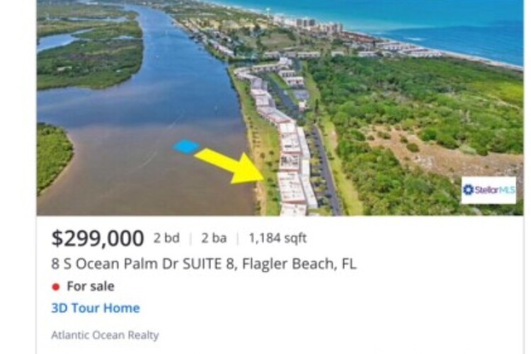 Across from Ocean Palm Drive Flagler Beach Florida Across from Ocean Palm Drive Flagler Beach Florida