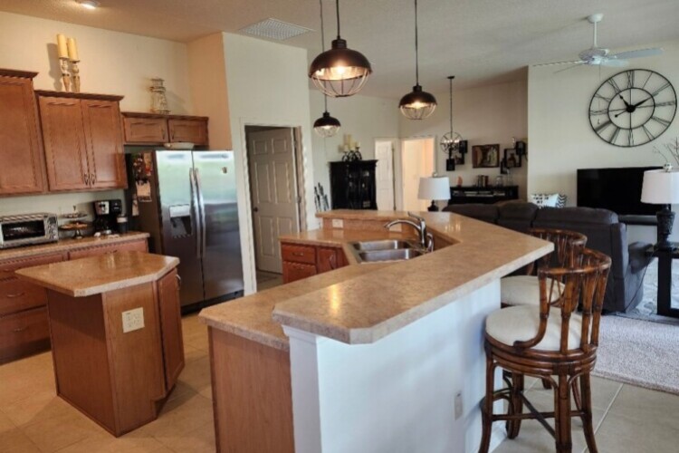 Double Island Kitchen with plenty of cabinets