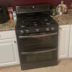 GAS DOUBLE OVEN