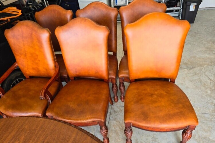 Leather chairs