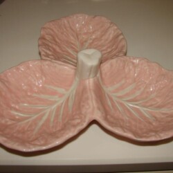 pink dish